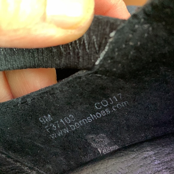 BORN black laser cut bootie Nanna 9 - Picture 10 of 11